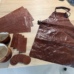 Lederen tafelset 17 delig, Served With Style, chestnut, 2026